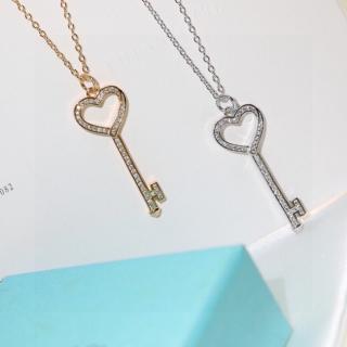 key necklace 925 silver 45cm