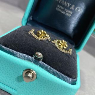 Earrings with diamond smiley face - 副本