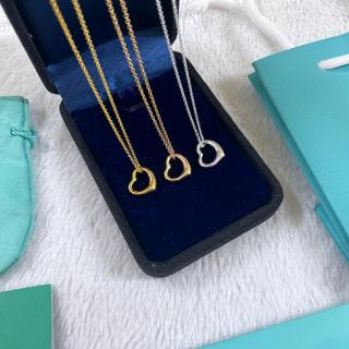 Large heart-shaped necklace