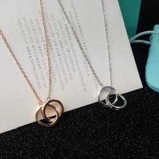 Double ring necklace