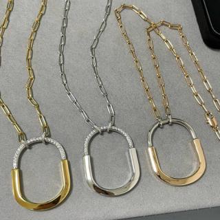 Large lock necklace