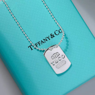 Hanging tag necklace 925 silver