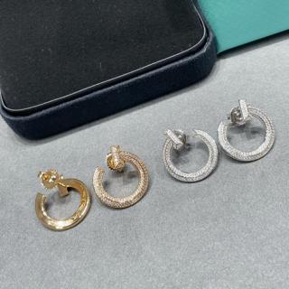 T1 narrow circle earrings