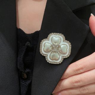 Camellia flower brooch 16usd